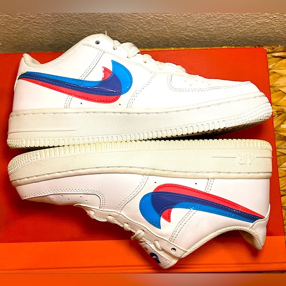 NIKE AIR FORCE 1 3D glasses Authentic and Rare!! With Box💙❤️🤍 - Picture 3 of 8
